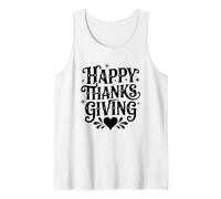Feliz Acción de Gracias Heartful Blessings Camiseta sin Mangas