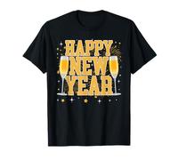 Feliz Año Nuevo 2026 Coqueta Bow Champagne Nochevieja Camiseta