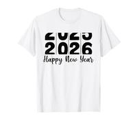 Feliz Año Nuevo 2026 Números atrevidos Celebración Fiesta Cuenta Regresiva Camiseta