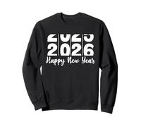 Feliz Año Nuevo 2026 Números atrevidos Celebración Fiesta Cuenta Regresiva Sudadera