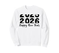 Feliz Año Nuevo 2026 Números atrevidos Celebración Fiesta Cuenta Regresiva Sudadera