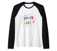 Feliz año Nuevo Divertido 2026 67 Six Seven 2026-7 Gen Z Slang Camiseta Manga Raglan
