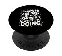 Feliz Año Nuevo Firworks Display Nochevieja PopSockets PopGrip Adhesivo