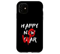 Feliz Año Nuevo Sin Guerra Paz Antiguerra Pacifista Estilo Graffiti Carcasa para iPhone 11