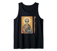 Feliz Anunnakimas Alien Navidad Antiguo Astronauta Fiesta Camiseta sin Mangas
