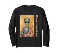 Feliz Anunnakimas Alien Navidad Antiguo Astronauta Fiesta Manga Larga
