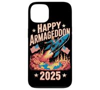 Feliz Armagedón 2025 4 de julio EE.UU. Conciencia contra la guerra Trump Carcasa para iPhone 13