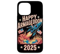 Feliz Armagedón 2025 4 de julio EE.UU. Conciencia contra la guerra Trump Carcasa para iPhone 13 Pro Max