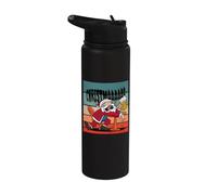 FELIZ BORRACHO SOY NAVIDAD Papá Noel divertido Navidad fea Stainless Steel Insulated Water Bottle