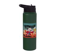 FELIZ BORRACHO SOY NAVIDAD Papá Noel divertido Navidad fea Stainless Steel Insulated Water Bottle