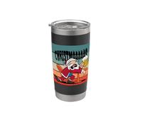 FELIZ BORRACHO SOY NAVIDAD Papá Noel divertido Navidad fea Vaso térmico de acero inoxidable de doble pared