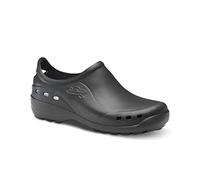 FELIZ CAMINAR - Zapato Sanitario Flotantes Shoes Negro, 36 | Zueco Cerrado Unisex Antideslizantes y Cómodos para Hombre y Mujer | para Trabajo en Industria, Sanidad, Hostelería, Clínicas