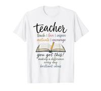 Feliz celebración del Primer día de Regreso a Clases Lista para estudiar Camiseta gráfica económica, Hombre, Blanco, L