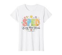 Feliz celebración del Primer día de Regreso a Clases Lista para estudiar Camiseta gráfica económica, Mujer, Blanco, M