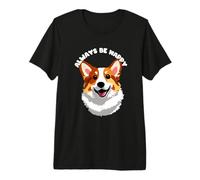 Feliz Corgi Camiseta Premium