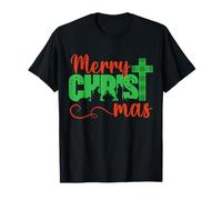 Feliz Cristo Mas Christian Navidad Jesús Navidad Familia Camiseta