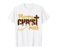 Feliz Cristo Mas Christian Navidad Jesús Navidad Familia Camiseta