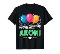 Feliz cumpleaños Akoni Camiseta