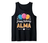 Feliz cumpleaños Alma Camiseta sin Mangas