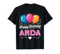 Feliz cumpleaños Anda Camiseta