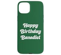 Feliz Cumpleaños Benedicto Carcasa para iPhone 15 Plus