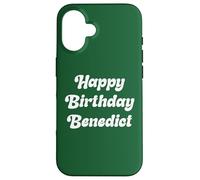 Feliz Cumpleaños Benedicto Carcasa para iPhone 16