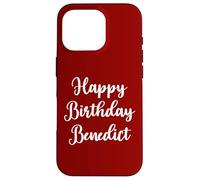 Feliz Cumpleaños Benedicto Carcasa para iPhone 16 Pro
