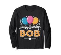 Feliz cumpleaños Bob Manga Larga