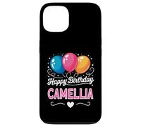 Feliz cumpleaños Camellia Carcasa para iPhone 13