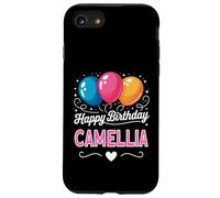 Feliz cumpleaños Camellia Carcasa para iPhone SE (2020) / 7/8