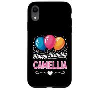 Feliz cumpleaños Camellia Carcasa para iPhone XR