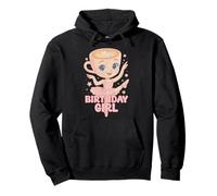 Feliz Cumpleaños Chica Bailarina Italiana Capuchino Capuchino Sudadera con Capucha