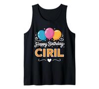 Feliz cumpleaños Ciril Camiseta sin Mangas