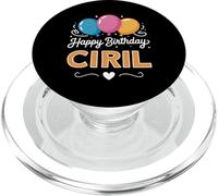 Feliz cumpleaños Ciril PopSockets PopGrip para MagSafe