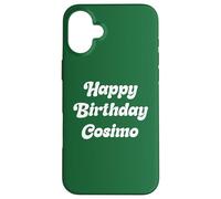 Feliz Cumpleaños Cosimo Carcasa para iPhone 16 Plus