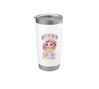 Feliz cumpleaños de la cumpleañera Kawaii Dumpling Vaso térmico de acero inoxidable de doble pared