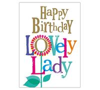 Feliz cumpleaños encantadora señora, tarjeta de cumpleaños para damas, tarjeta de cumpleaños encantadora para damas