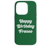 Feliz Cumpleaños Franco Carcasa para iPhone 14 Pro