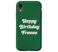 Feliz Cumpleaños Franco Carcasa para iPhone XR