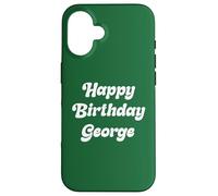 Feliz Cumpleaños George Carcasa para iPhone 16