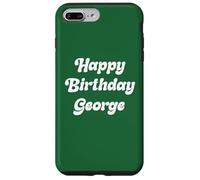 Feliz Cumpleaños George Carcasa para iPhone 7 Plus/8 Plus