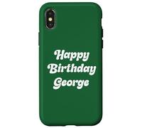 Feliz Cumpleaños George Carcasa para iPhone X/XS