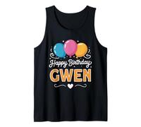 Feliz cumpleaños Gwen Camiseta sin Mangas