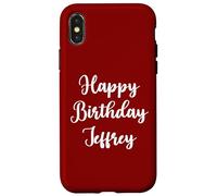 Feliz Cumpleaños Jeffrey Carcasa para iPhone X/XS
