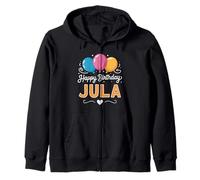 Feliz cumpleaños Jula Sudadera con Capucha