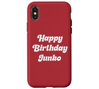 Feliz Cumpleaños Junko Carcasa para iPhone X/XS