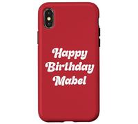 Feliz Cumpleaños Mabel Carcasa para iPhone X/XS