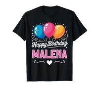 Feliz cumpleaños Malena Camiseta