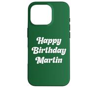 Feliz Cumpleaños Martin Carcasa para iPhone 16 Pro