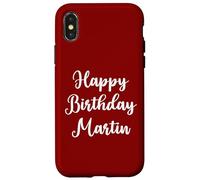 Feliz Cumpleaños Martin Carcasa para iPhone X/XS